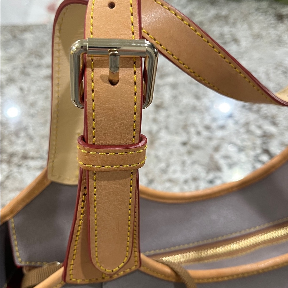 Dooney & Bourke Gray and Tan Shoulder Bag - Picture 13 of 16